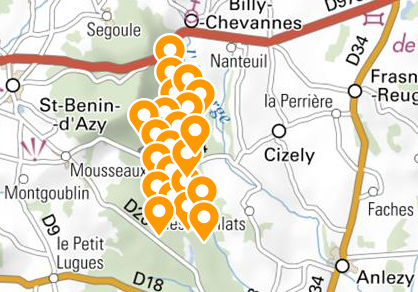 zone projet BayWa à Billy-Chevannes, Cizely et Anlezy